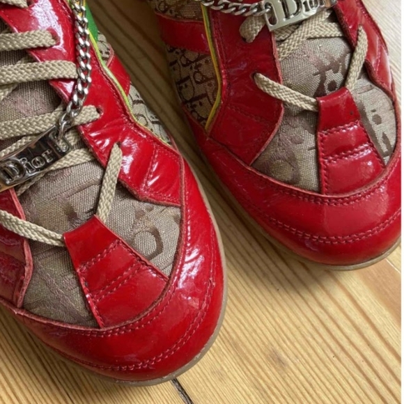 DIOR DIOR 🦋🌺🔥Rasta Trotter high-top - Picture 4 of 10